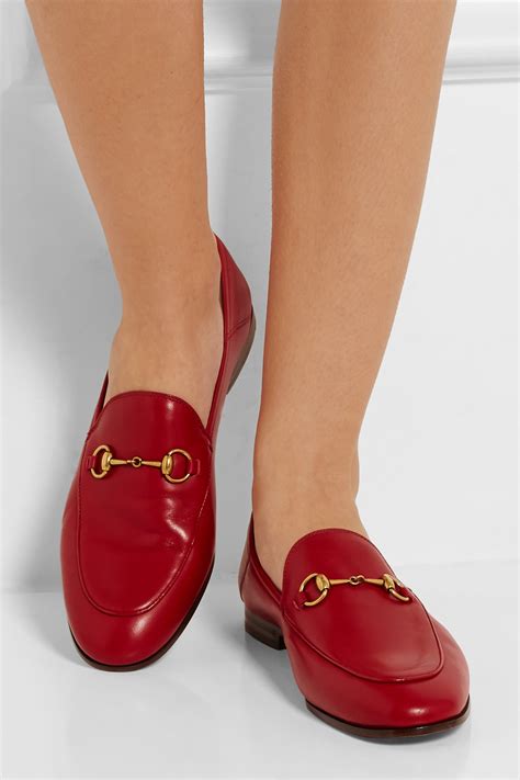 red gucci loafers outfit|red gucci loafers women's.